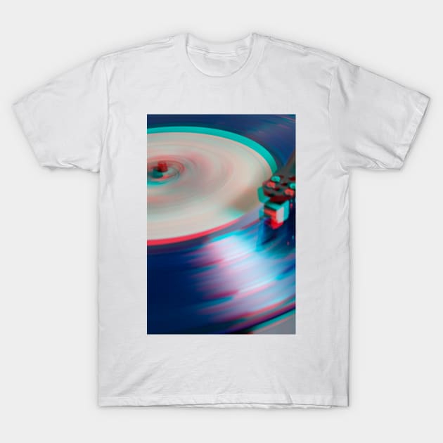 Vinyl Glitch T-Shirt by David Lichtneker